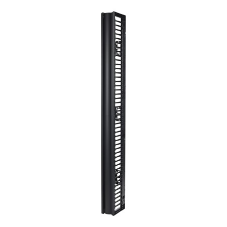 APC Gestionnaire de câbles vertical Valueline pour racks à 2 et 4 montants, 84" (H) x 6" (l), un seul côté avec porte