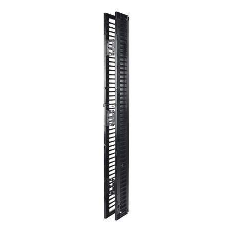 APC Gestionnaire de câbles vertical Valueline pour racks à 2 et 4 montants, 84" (H) x 6" (l), un seul côté avec porte