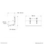 Neomounts PLASMA-M2250KEYB Etagère pour multimédia Neomounts PLASMA-M2250KEYB Etagère pour multimédia