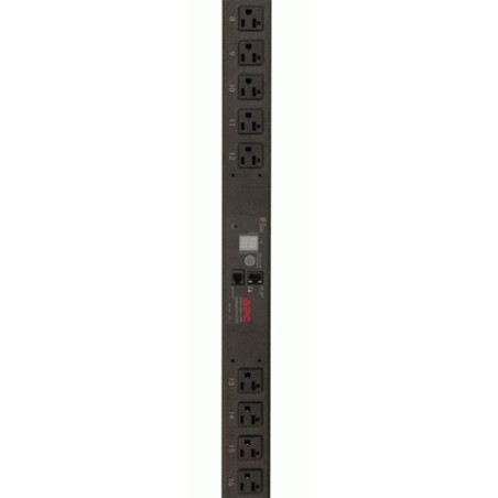 APC Metered Rack 1.92kVA PDU unité de distribution d'énergie Noir