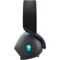 Alienware AW725H Casque Avec fil &sans fil Arceau Gaming USB Type-C Bluetooth Noir