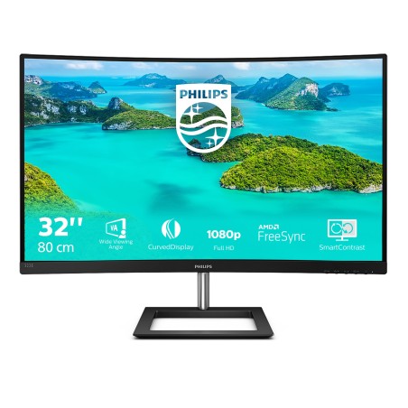 Philips E Line 322E1C/00 écran plat de PC 80 cm (31.5") 1920 x 1080 pixels Full HD LCD Noir