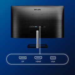Philips E Line 322E1C 00 écran plat de PC 80 cm (31.5") 1920 x 1080 pixels Full HD LCD Noir