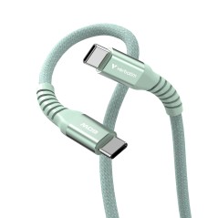 Verbatim 31864 câble USB USB 2.0 1,2 m USB C 0,48 Gbit s 60 W Vert